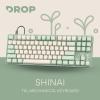 DROP Expression Series Shinai TKL Mechanical Keyboard – Holy Panda X Tactile Switches – PBT Double-Shot Keycaps – LED Backlight – Green