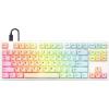 DROP Expression Series Togekey TKL Mechanical Keyboard – Gateron Yellow KS3 Linear Switches – PBT Double-Shot Keycaps – LED Backlight – Silver(Prism)