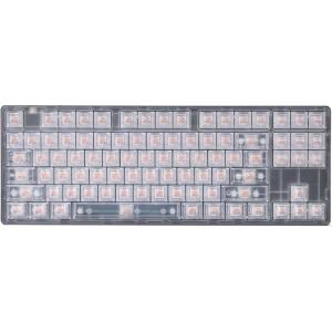 DROP + MiTo Keysterine Transparent ABS Keycap Set R2 – Raspberry – 60%, 65%, 75%, TKL, WKL, 1800, 96-Key, Full-Size and More Cherry MX Style Keyboard Compatibility(Frost)