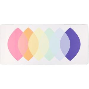 DROP Canvas Desk Mat – Rainbow Leaves(Rainbow Leaves)